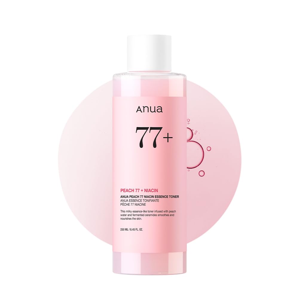 Anua Peach 77 Niacin Essence Toner, Gentle Exfoliating & Radiant Facial Essence, Hydrating & Soothing Toner, Niacinamide, Ceramide, Panthenol - dailyvitalstore