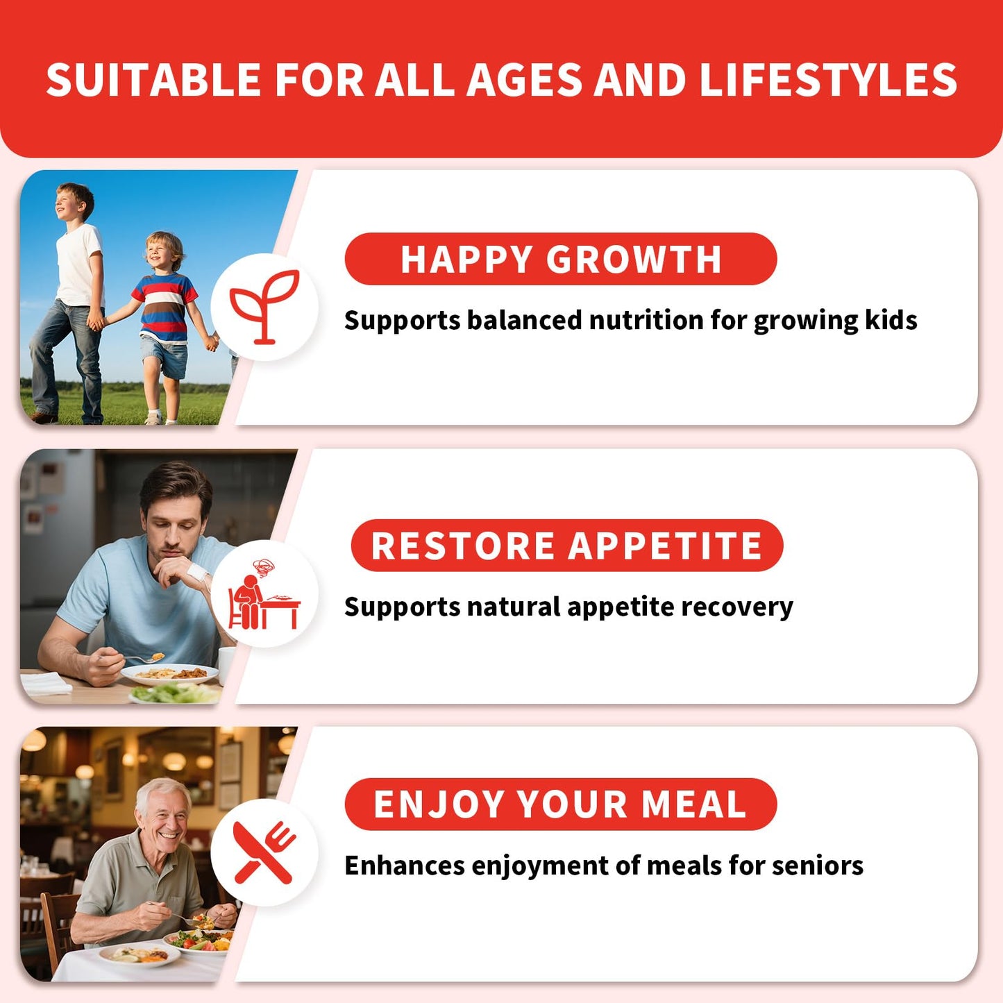 Appetite Booster Gummies for Kids Adults: Appetite Support Supplement with Bromelain Hawthorn Zinc Vitamin B12 for Healthy Digestive & Nutritional Balance, Sugar Free Mixed Fruit Flavor Vegan 30 Days - dailyvitalstore