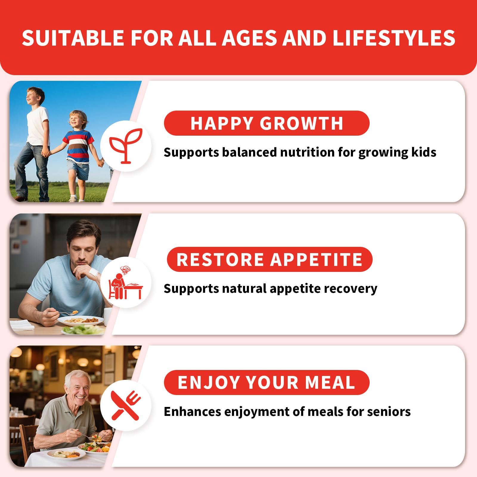 Appetite Booster Gummies for Kids Adults: Appetite Support Supplement with Bromelain Hawthorn Zinc Vitamin B12 for Healthy Digestive & Nutritional Balance, Sugar Free Mixed Fruit Flavor Vegan 30 Days - dailyvitalstore