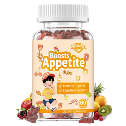 Appetite Booster Gummies for Kids Adults – Natural Blend of Hawthorn Zinc Carrot Supports Digestion Helps Increase Appetite, Promotes Healthy Eating Habits for Picky Eaters (Mixed Fruit Flavor) - dailyvitalstore