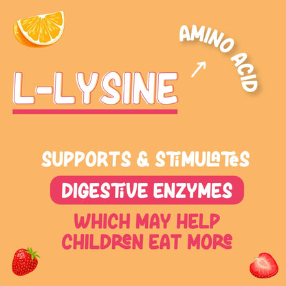 Appetite Booster Weight Gainer for Kids, 16 Fl Oz, Natural Orange Strawberry By Llorens Wellness - dailyvitalstore