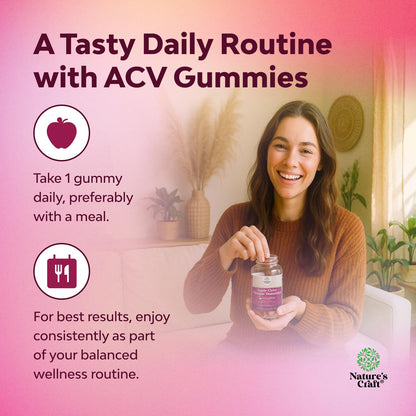 Apple Cider Vinegar Gummies with Mother - Cleanse & Detox ACV Gummies for Weight Loss, Gut Health, Bloating, Metabolism & Energy Support - dailyvitalstore