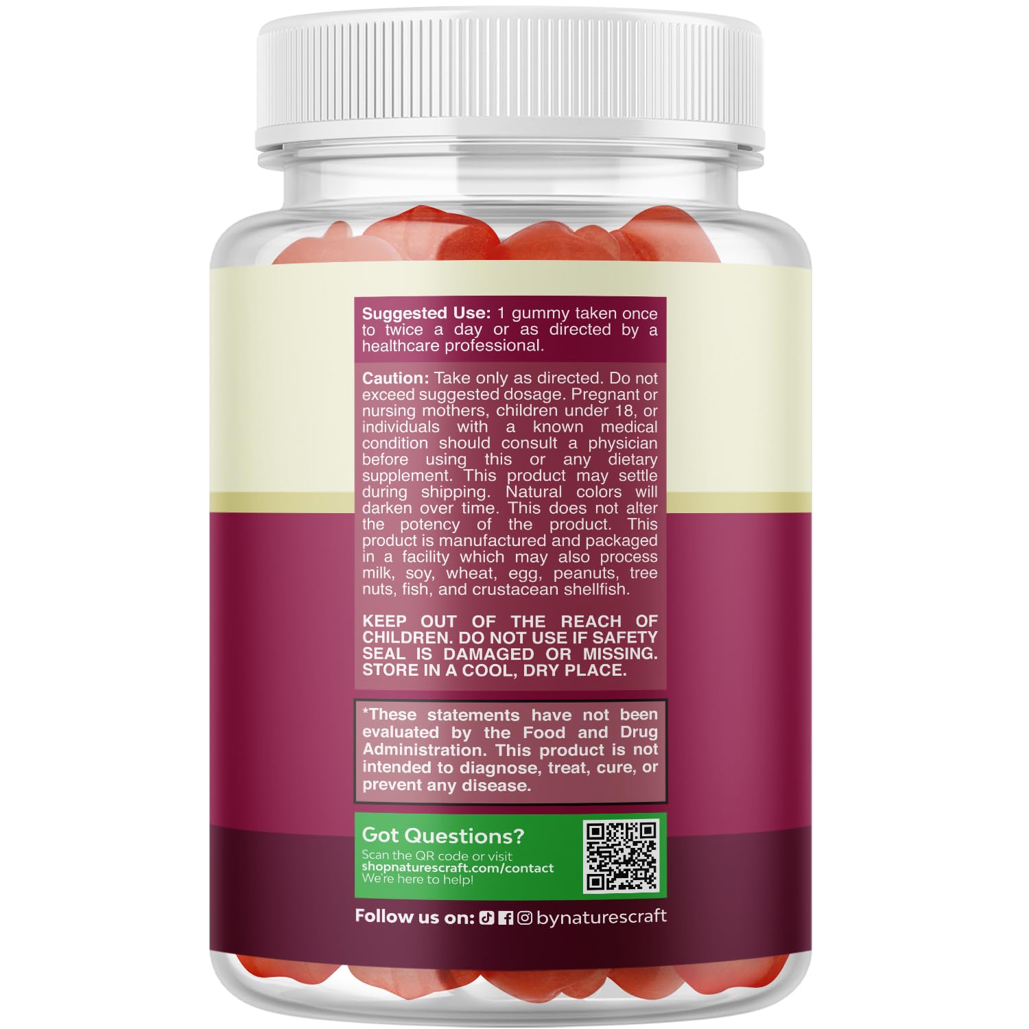 Apple Cider Vinegar Gummies with Mother - Cleanse & Detox ACV Gummies for Weight Loss, Gut Health, Bloating, Metabolism & Energy Support - dailyvitalstore