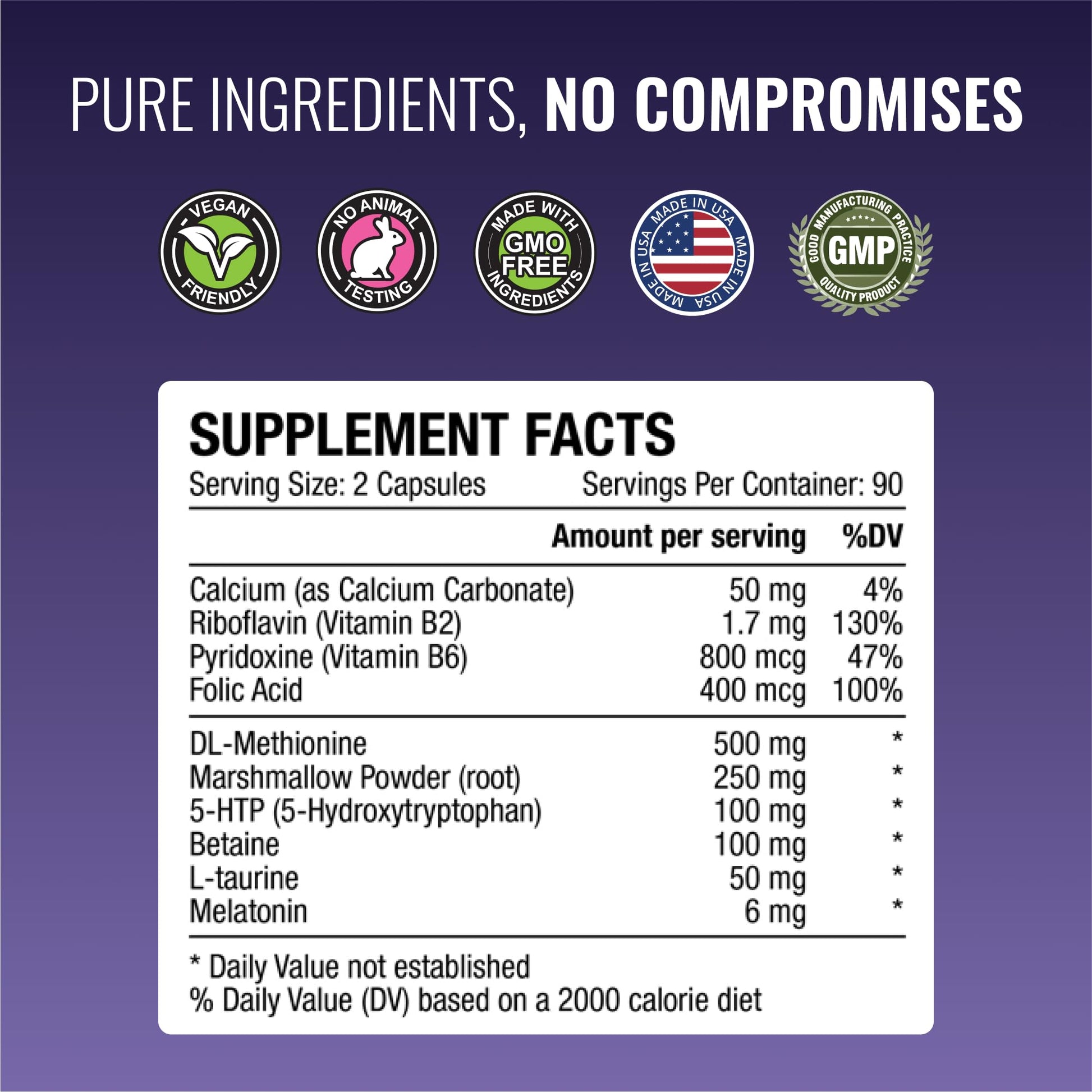 Approved Science® Acid Reflux Support - with Melatonin, Marshmallow Root, L-Taurine -180 Capsules - Vegan - dailyvitalstore