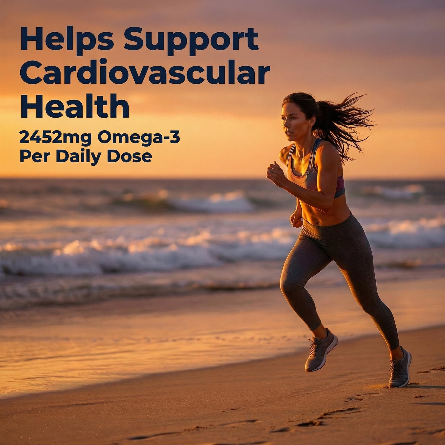 AQUAOMEGA 3X Extra Strength Omega-3 Fish Oil for Heart, Brain & Immune Support, 1636mg EPA, 544mg DHA + Vitamin D3, Full Natural Triglyceride Form, - dailyvitalstore