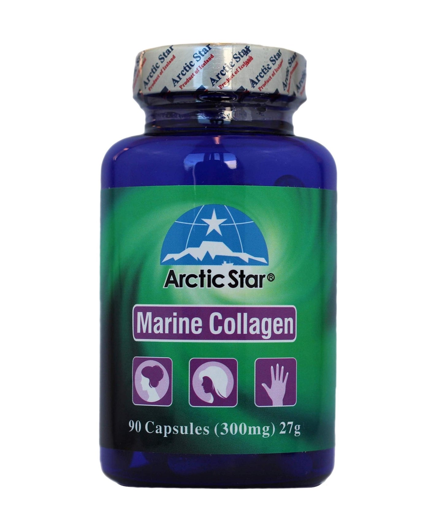 Arctic Star Marine Collagen-Vital Proteins Marine Collagen Peptides Supplement Pills for Healthy Skin Hair Nail - Hydrolyzed Collagen from Iceland - Joint Pain & Immune System Booster 90 Capsules - dailyvitalstore