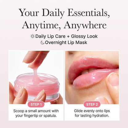 Arencia Honey Glazed Collagen Lip Mask, Overnight Lip Treatment with Collagen and Honey, 0.52 oz - dailyvitalstore