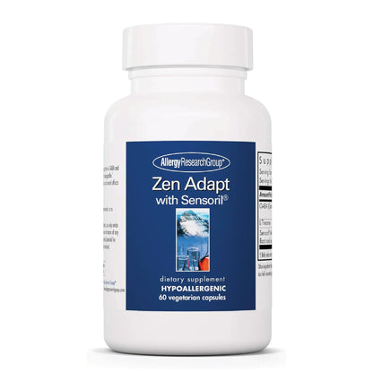 ARG Zen Adapt - 200 mg L-Theanine, 125 mg Ashwagandha & 550 mg GABA - Supports Stress Response and Calmness - Vegetarian Capsules - Hypoallergenic Formula - 30 Servings - 60 Capsules - dailyvitalstore