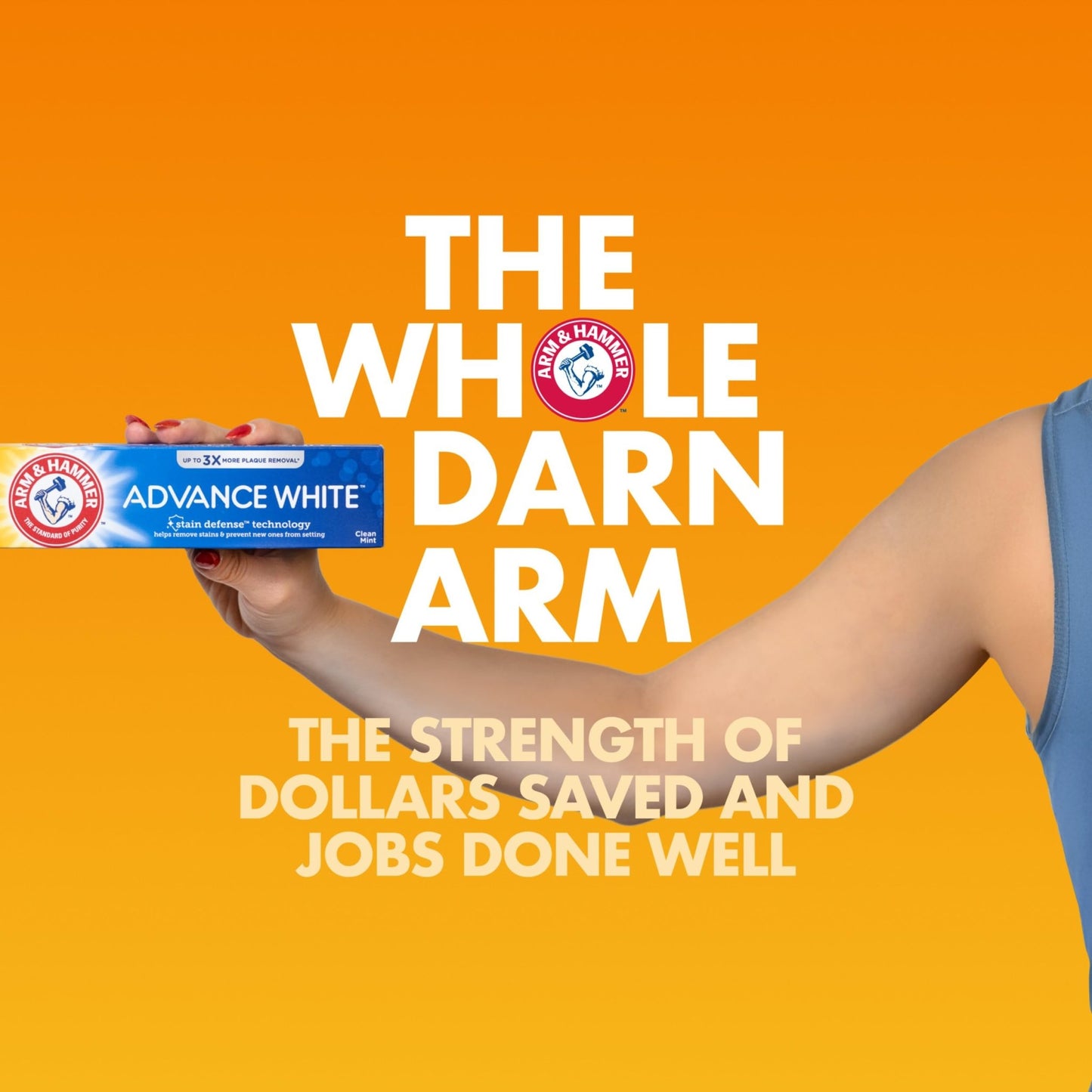 ARM & HAMMER Advance White Toothpaste, Teeth Whitening Baking Soda Toothpaste with Stain Defense Technology and Fluoride, - dailyvitalstore