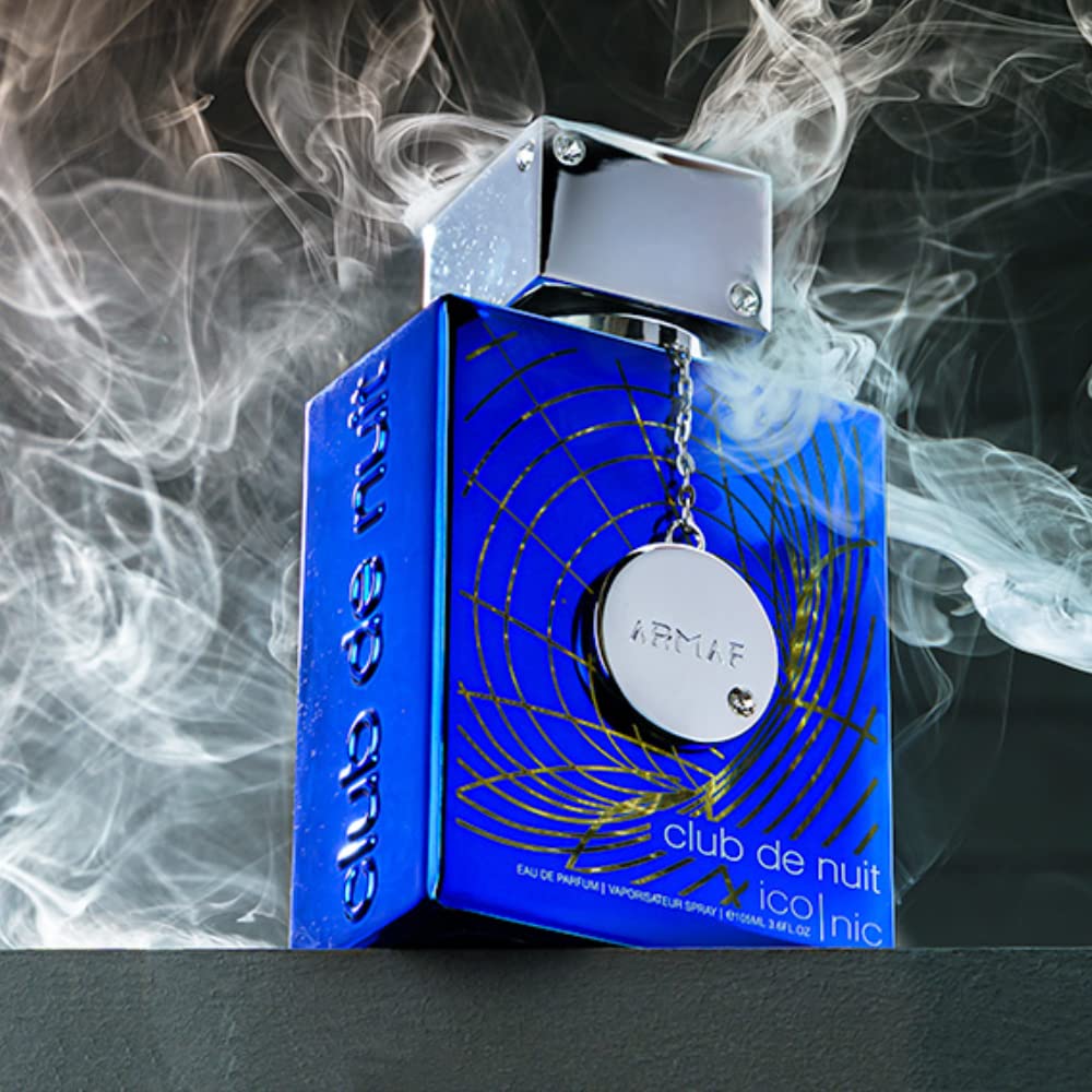 Armaf Club de Nuit Blue Iconic for Men Eau de Parfum Spray, 3.6 Ounce - dailyvitalstore