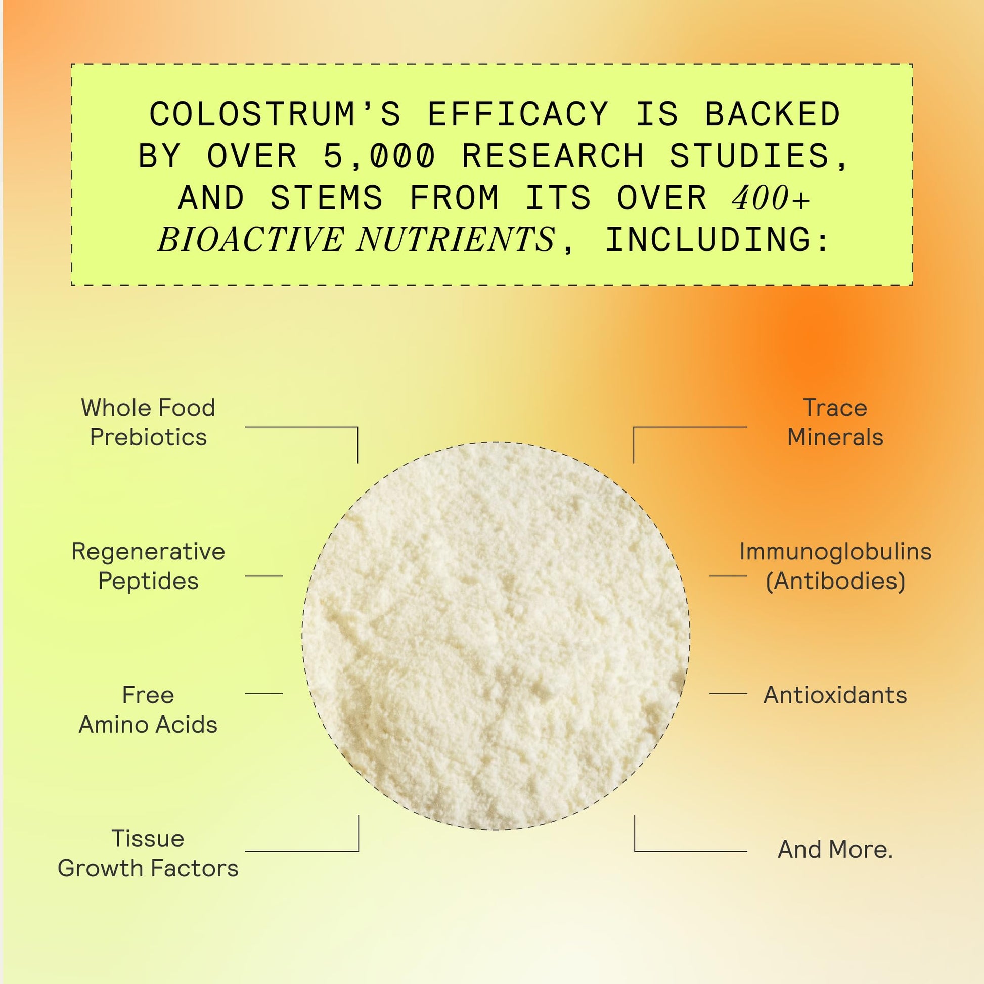 ARMRA Colostrum™ Powder | Blood Orange | Gut Health & Bloating | Skin & Hair | Immunity | Keto, Gluten & Fat-Free | 30 Servings - dailyvitalstore