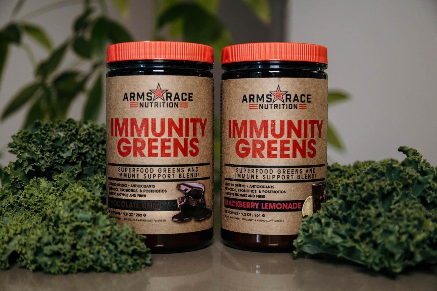 Arms Race Nutrition Immunity Greens Superfood Greens and Immune Support Blend - 9.2 oz. (30 Servings) (Pineapple Mango) - dailyvitalstore