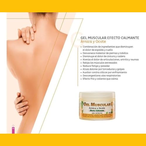 Arnica and Ocote Muscle Gel 350grs. - dailyvitalstore