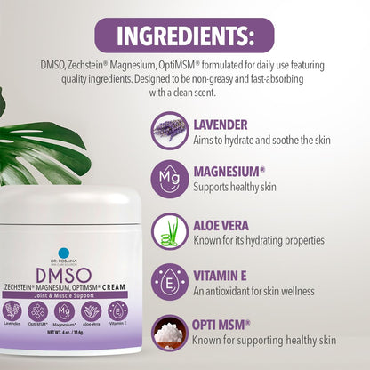 Arnica & DMSO Gel Recovery Bundle – 99.9% Pure Pharmaceutical Grade DMSO & Arnica Roll-On | Lavender Cream & Fast-Absorbing Gel | Hydrating & Non-Greasy | Made in USA - dailyvitalstore