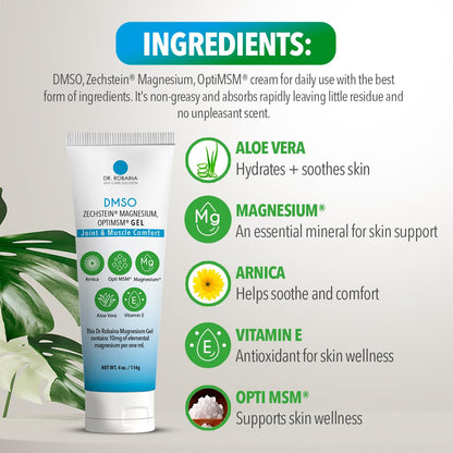 Arnica & DMSO Gel Recovery Bundle – 99.9% Pure Pharmaceutical Grade DMSO & Arnica Roll-On | Lavender Cream & Fast-Absorbing Gel | Hydrating & Non-Greasy | Made in USA - dailyvitalstore