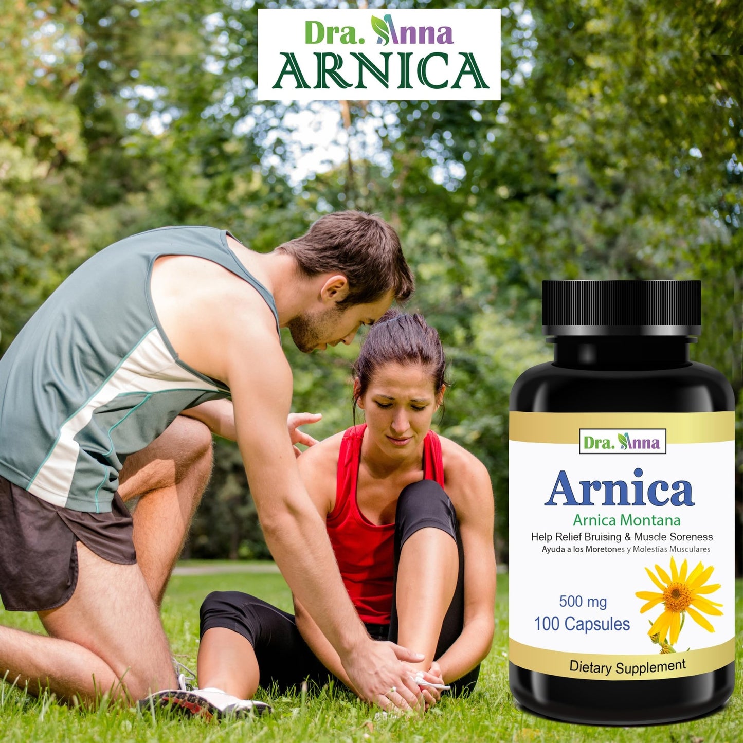 Arnica Montana Capsules 500mg 100 Capsules - dailyvitalstore