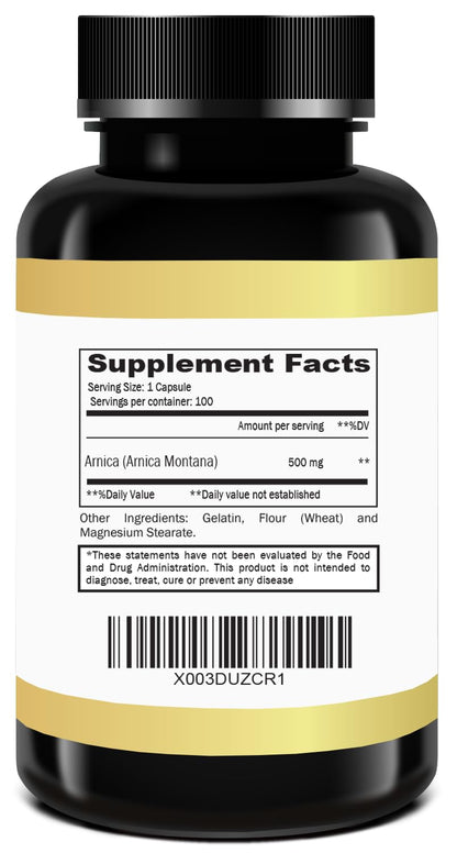Arnica Montana Capsules 500mg 100 Capsules - dailyvitalstore