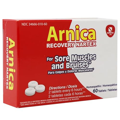 Arnica Recovery TABS NARTEX - dailyvitalstore