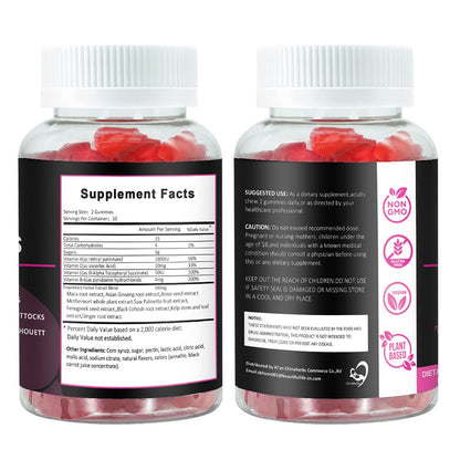 Aromlife BBL Gummies for Women, Pack of 3, Bear Shape Booty Gummies with Herbal Ingredients, BBL Vitamin Gummy with Fenugreek, Asian Ginseng, Motherwort, Saw Palmetto, Anise Seed & Vitamin C - dailyvitalstore