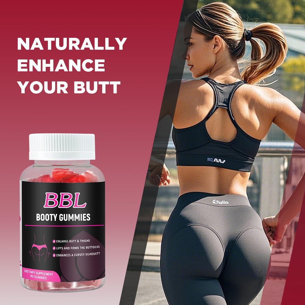 Aromlife BBL Gummies for Women, Pack of 3, Bear Shape Booty Gummies with Herbal Ingredients, BBL Vitamin Gummy with Fenugreek, Asian Ginseng, Motherwort, Saw Palmetto, Anise Seed & Vitamin C - dailyvitalstore