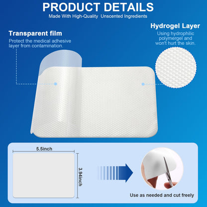 AROSLU Pain Relief Patches Lidocaine 4% ICY Patch Relieving Patch-12 Hour Acting Pain Patches-Muscle and Joint Pain Relief |Targets Neck,Back,Shoulders Pain relief-20patches - dailyvitalstore