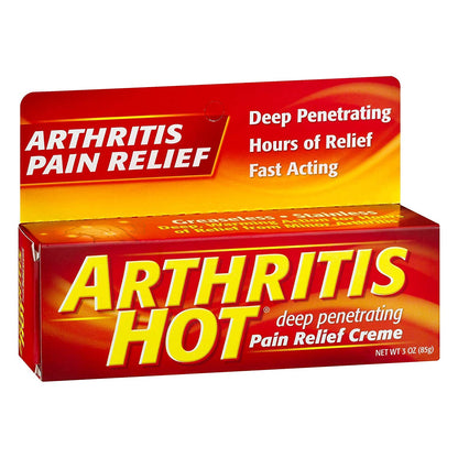 Arthritis Hot Pain Relief Creme-3, oz. - dailyvitalstore