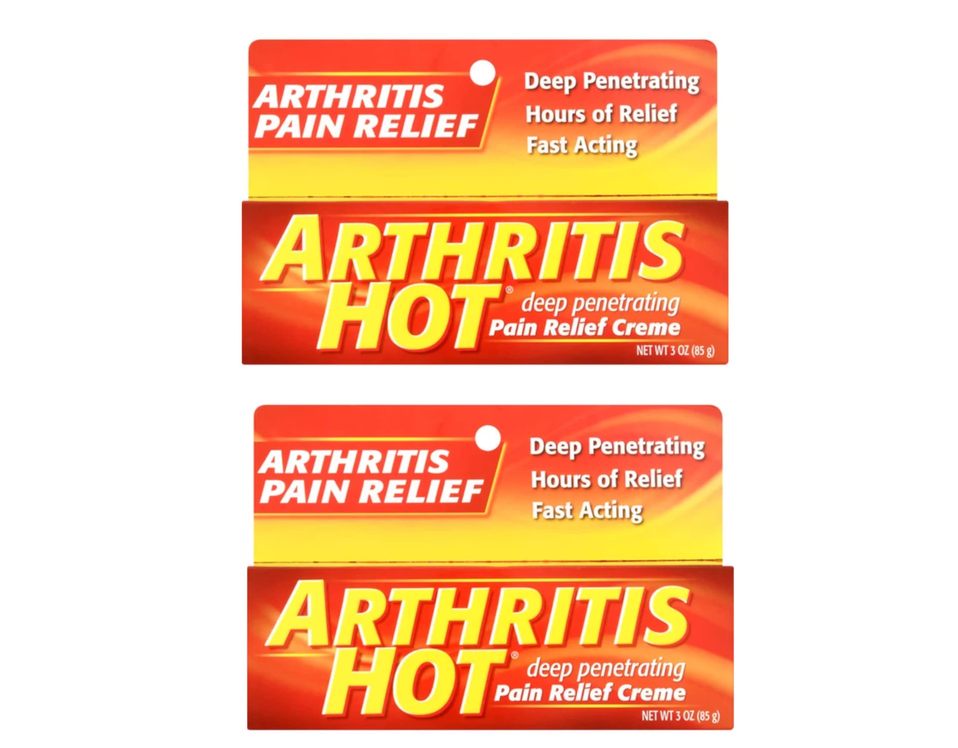 Arthritis Hot Pain Relief Creme 3 oz (Pack of 2) - dailyvitalstore