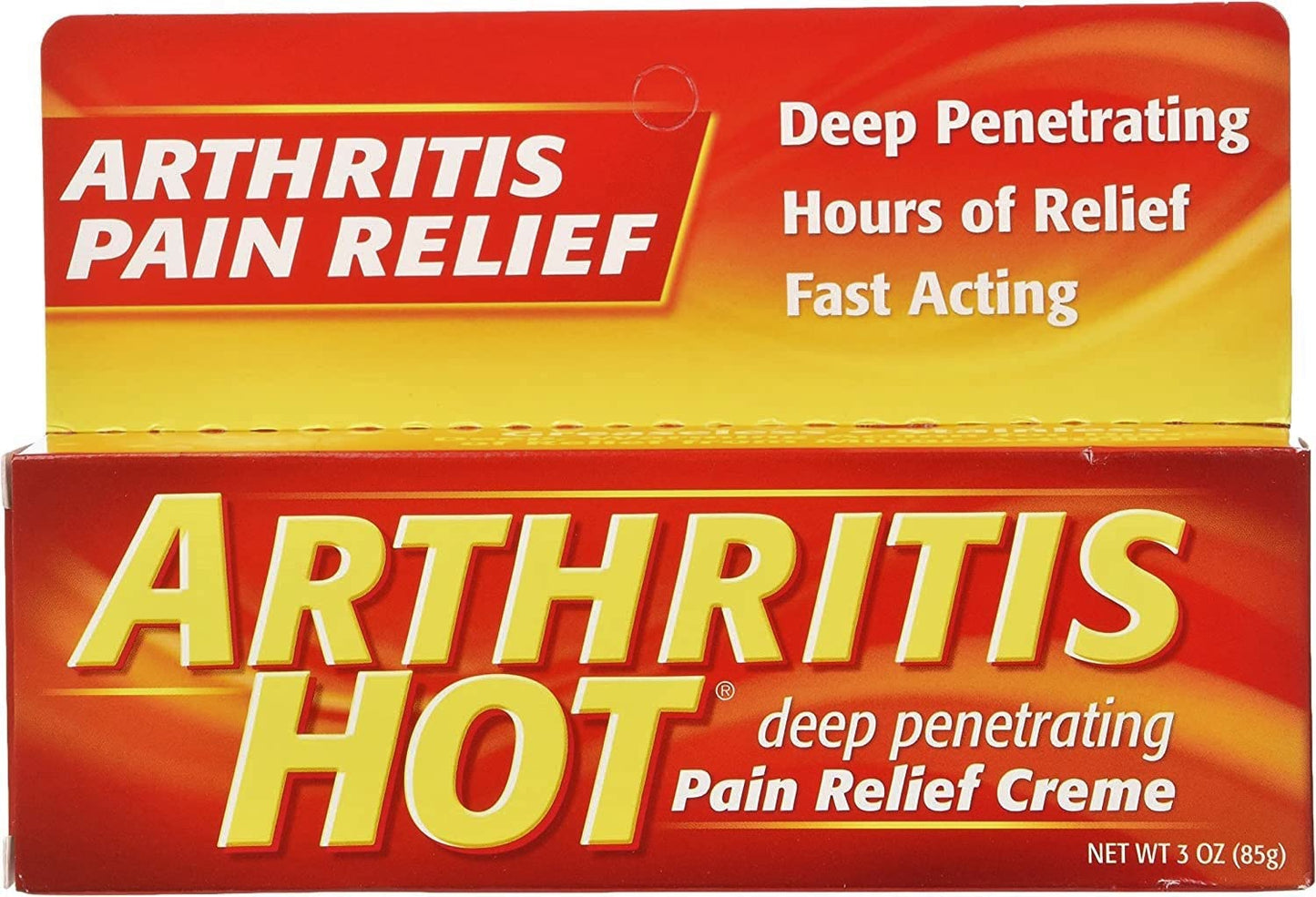 Arthritis Hot Pain Relief Creme 3 oz (Pack of 3) - dailyvitalstore