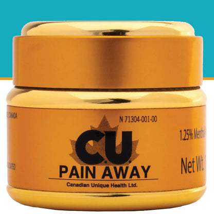 Arthritis Pain Relief Cream - C.U. Pain Away. Reduce Inflammation, Improve Mobility, Rapid Relief. Effective Muscle and Joint Pain Relief. All-Natural Ingredients. - dailyvitalstore
