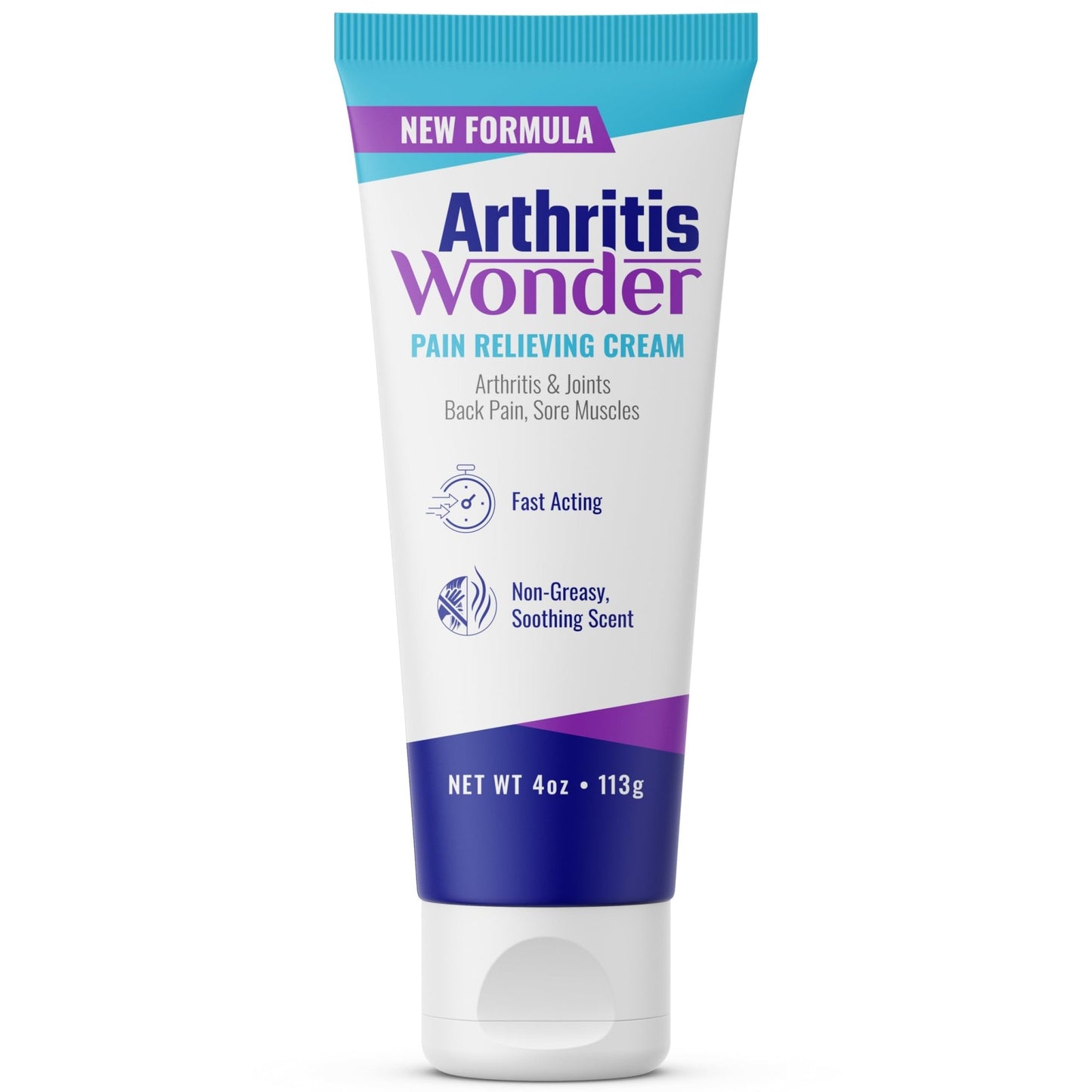 Arthritis Wonder Pain Relief Cream, 4 oz – Arthritis Pain Relief Cream for Hand, Knee, Foot and Wrist Joints – Fast-Acting, Deep Penetrating, Non-Greasy Formula with Natural Wogonin - dailyvitalstore