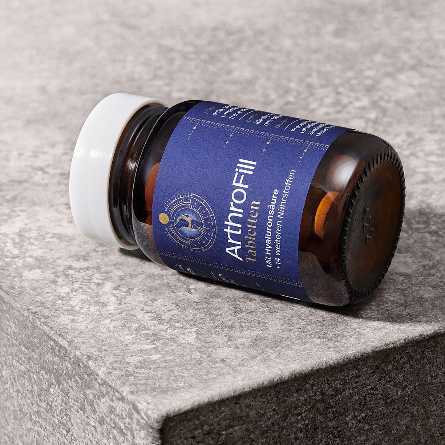ArthroFill™ Tablets - Proven European Joint Relief - Vegan Hyaluronic Acid - Nutrient Complex - Support Active Movement Functions with 15 Vital Micronutrients - Made in Germany - dailyvitalstore