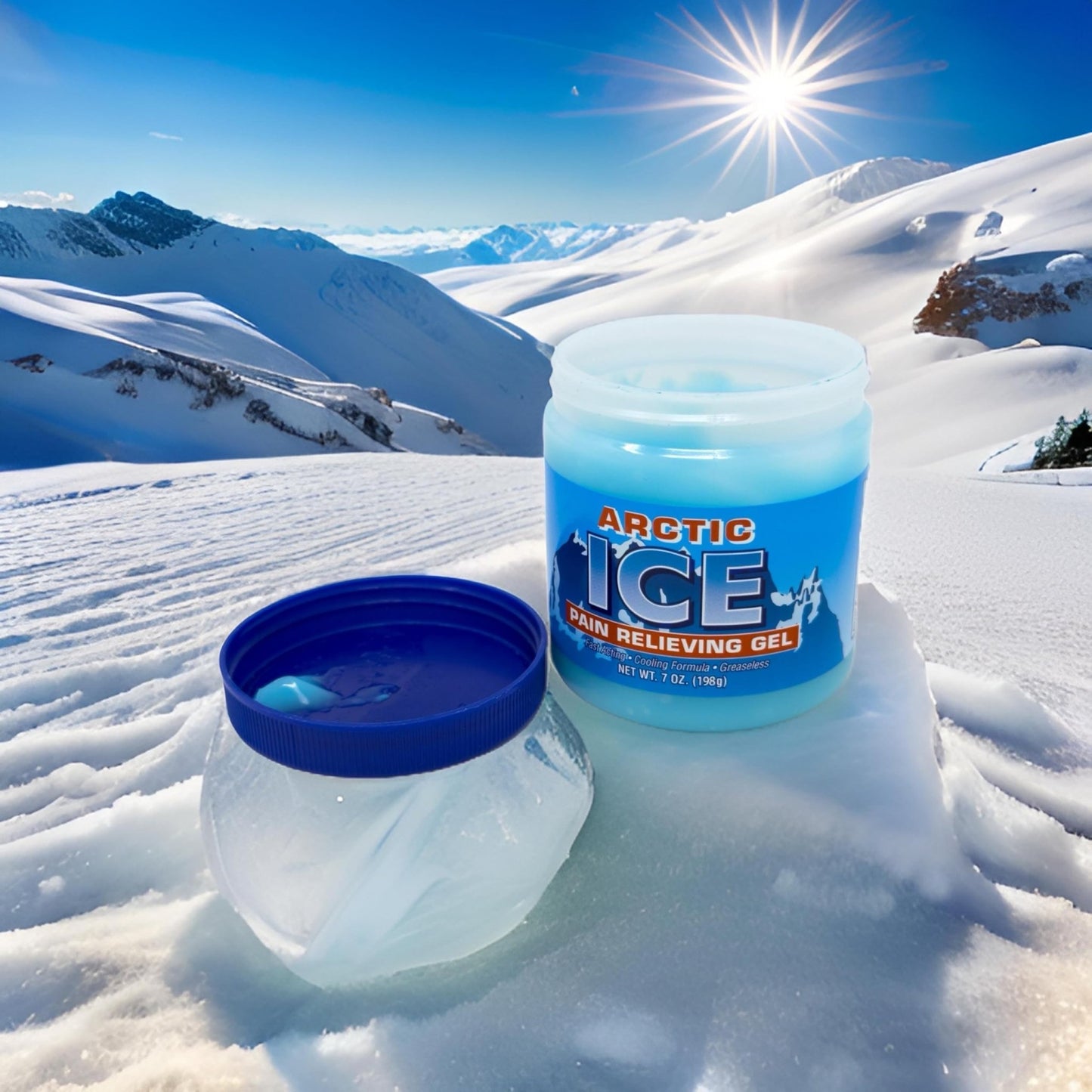 Artic Ice Pain Relieving Gel 2% Menthol Blue 7 Ounce, 1 Count - dailyvitalstore