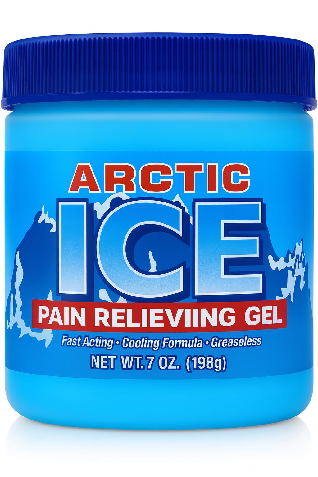 Artic Ice Pain Relieving Gel 2% Menthol Blue 7 Ounce, 1 Count - dailyvitalstore