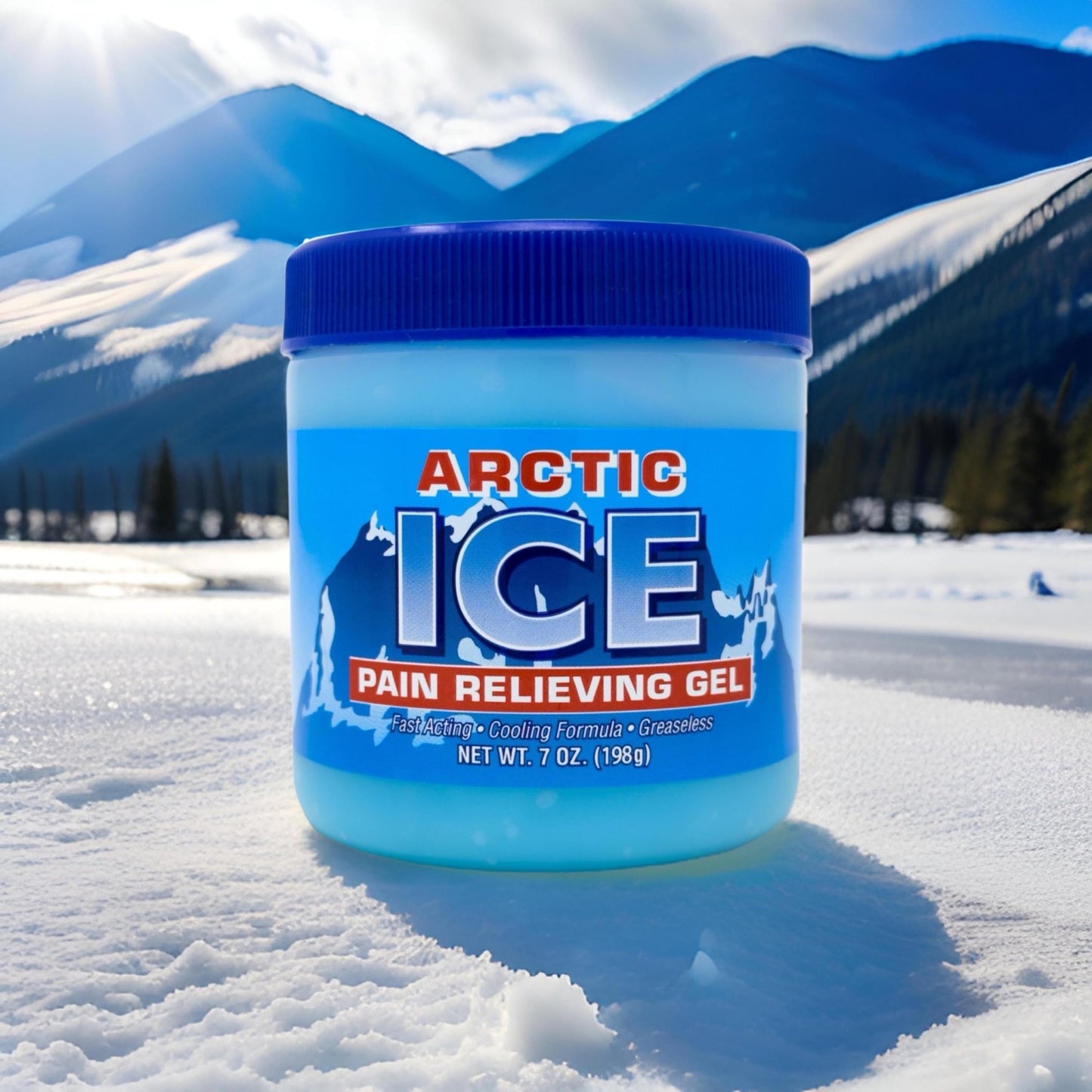 Artic Ice Pain Relieving Gel 2% Menthol Blue 7 Ounce, 1 Count - dailyvitalstore