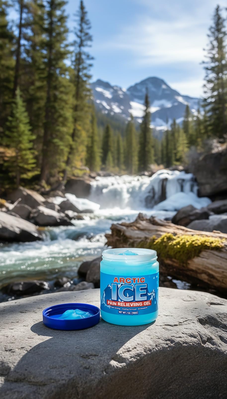 Artic Ice Pain Relieving Gel 2% Menthol Blue 7 Ounce, 1 Count - dailyvitalstore