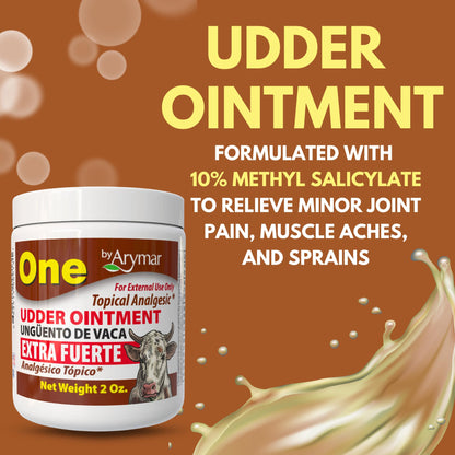Arymar Udder Ointment: Intensive Soothing Cream for Muscle and Joint Comfort, Topical Balm for Tired Muscles and Skin manteinence, Traditional Formula, 2.6 oz - dailyvitalstore
