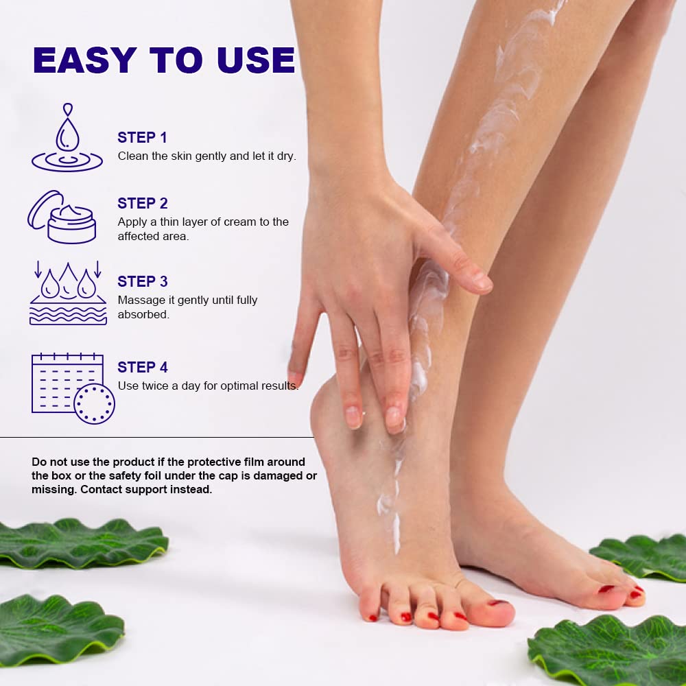 ASDToTio Urea Cream 42% - Premium Urea Foot Cream - With 2% Salicylic Acid, Tea Tree Oil, Shea Butter, Aloe Vera - For Feet, Hands, Heels, Elbows, Knees and More - 4 oz - dailyvitalstore