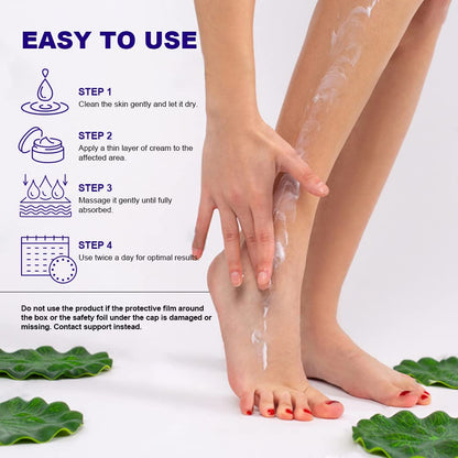ASDToTio Urea Cream 42% - Premium Urea Foot Cream - With 2% Salicylic Acid, Tea Tree Oil, Shea Butter, Aloe Vera - For Feet, Hands, Heels, Elbows, Knees and More - 4 oz - dailyvitalstore