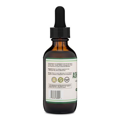 Ashwagandha Organic Drops for Stress Relief (1,200mg, 60 Servings) Ashwagandha Tincture for Adrenal Support and Cortisol Manager - dailyvitalstore