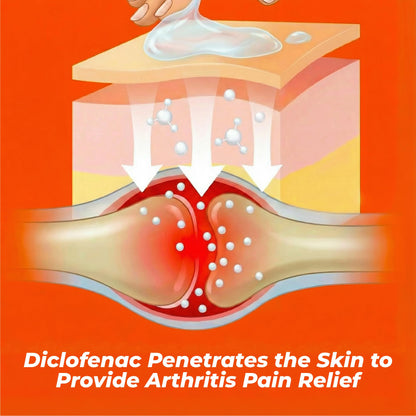 Aspercreme Arthritis Pain Relief Gel for Arthritis & Joint Pain, Non-steroidal Anti-inflammatory Topical Gel with Max-Strength Diclofenac Sodium, 100 g - dailyvitalstore