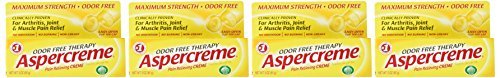 Aspercreme Maximum Strength Pain Relief Cream with Aloe 3 oz. (Pack of 4) for Arthritis Joint & Muscle Pain - dailyvitalstore