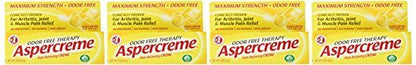 Aspercreme Maximum Strength Pain Relief Cream with Aloe 3 oz. (Pack of 4) for Arthritis Joint & Muscle Pain - dailyvitalstore