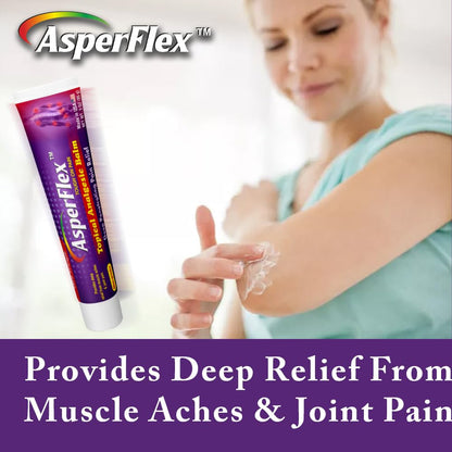 ASPERFLEX Ultra Strength Topical Analgesic Pain Relief Cream for Arthritis, Muscle, and Joint Pains -3 oz by Akronpharma. - dailyvitalstore