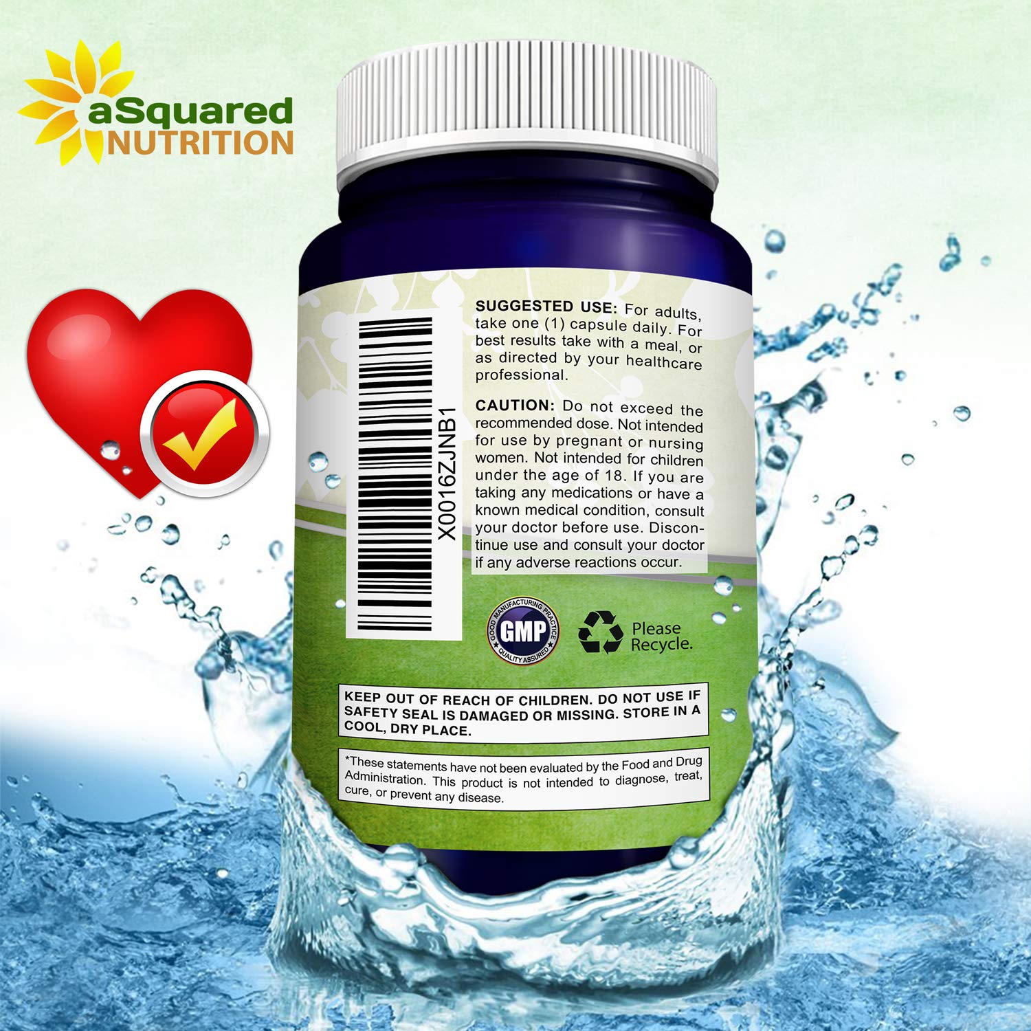 aSquared Nutrition CoQ10 (200 Capsules and 200mg) - High Absorption Vegan CO Q-10 Powder - Enzyme Ubiquinone Supplement Pills, Extra Antioxidant Coenzyme Q10 Vitamin - dailyvitalstore
