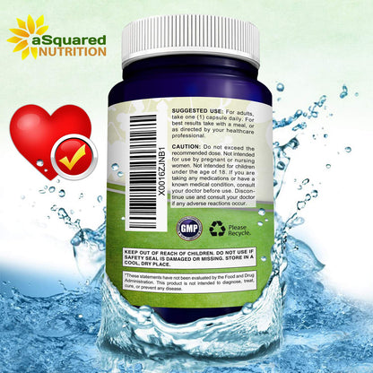 aSquared Nutrition CoQ10 (200 Capsules and 200mg) - High Absorption Vegan CO Q-10 Powder - Enzyme Ubiquinone Supplement Pills, Extra Antioxidant Coenzyme Q10 Vitamin - dailyvitalstore