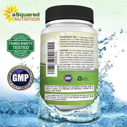 aSquared Nutrition Garcinia Cambogia 1600mg-180 Capsules-Natural Pure Extract Pills for Brain Health- Standardized Ultra HCA & Garcinia Cambogia Supplement - dailyvitalstore