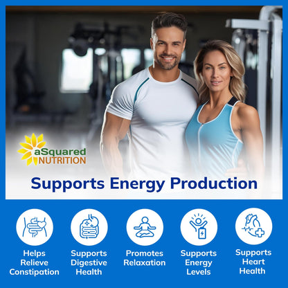 aSquared Nutrition Magnesium Citrate 833mg Supplement - 200 Capsules - Max Strength Vegan Mag Citrate Powder Pills to Support Pure Function of Muscles, - dailyvitalstore
