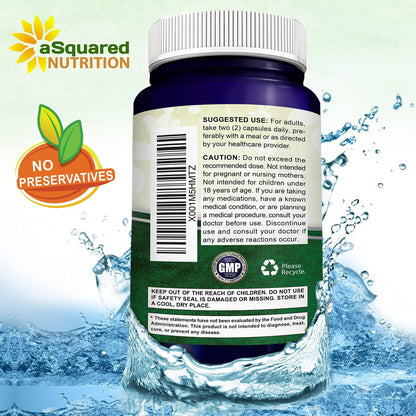 aSquared Nutrition Vitamin C Liposomal Complex - 1500mg Supplement - 180 Capsules - High Absorption VIT C Ascorbic Acid Pills - Supports Immune System - dailyvitalstore