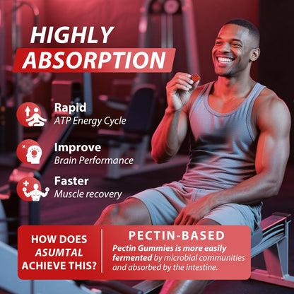 Asumtal Creatine Monohydrate Gummies for Men & Women, Creatine Monohydrate Supplement for Muscle Growth, Strength & Energy Support - dailyvitalstore