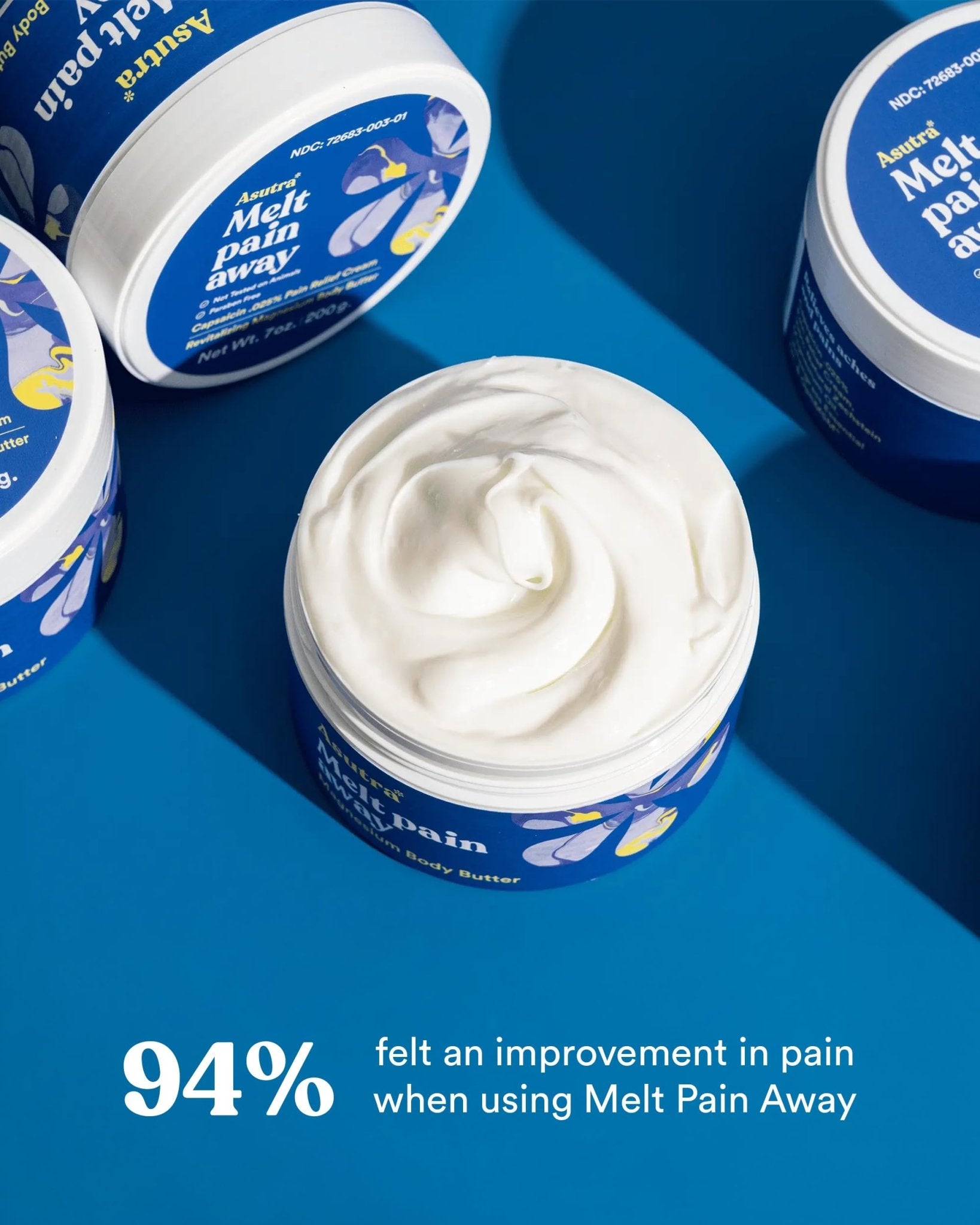 ASUTRA Melt Pain Away Magnesium Cream – Warming Capsaicin Formula for Leg Cramps, Muscle Tension & Nighttime Leg Relief – Fast-Absorbing, Non-Sticky Topical Magnesium Lotion for Feet & Body - dailyvitalstore